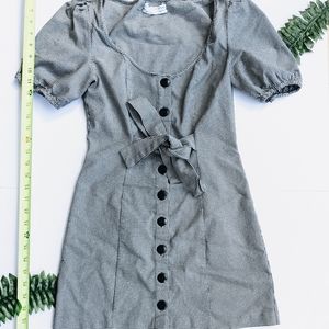 Urban Outfitters puff sleeve stretch mini dress